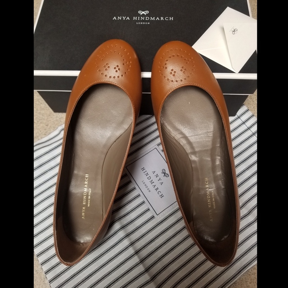 Anya Hindmarch ‘Smiley’ Ballet Flats View 2